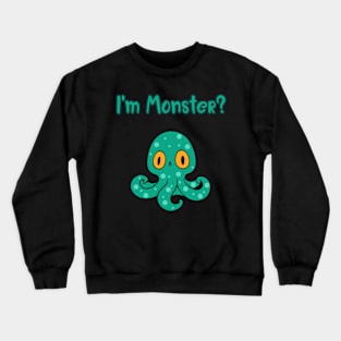 Cute Octopus Design Crewneck Sweatshirt